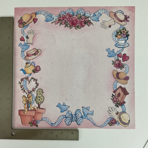 90s scrapbooking sticker & paper collection pen pal journal embellishments - Picture 3 of 7